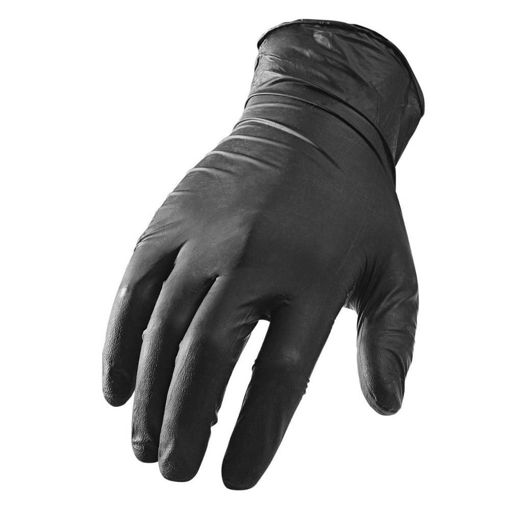 Nitrile Powder Free Gloves Black Pack of 100