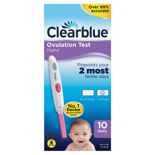 Clearblue Digital Ovulation Test Kit - Pack of 10 Tests