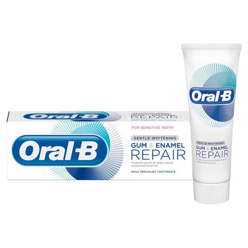 Oral-B Gum & Enamel Repair Gentle Whitening Toothpaste 75ml - Pack of 1