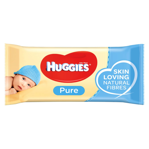 Huggies Pure Baby Wipes (x 56) - Pack of 1