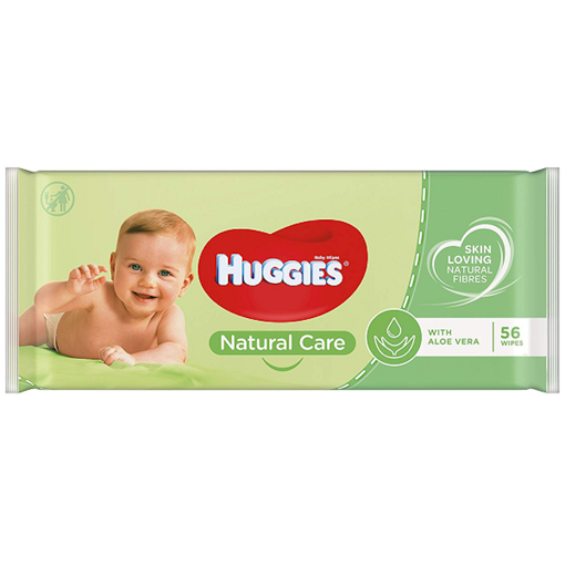 Huggies Natural Care Baby Wipes (x 56) - Pack of 1