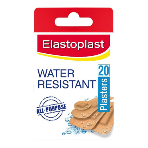 Elastoplast Water Resistant Plasters - Pack of 20 Plasters