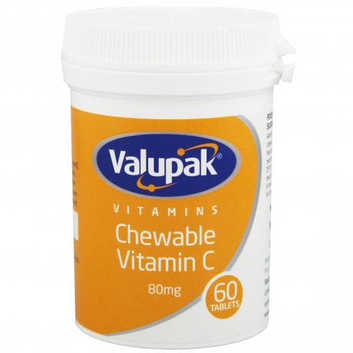 Valupak Chewable Vitamin C Tablets (x 60) - Pack of 1
