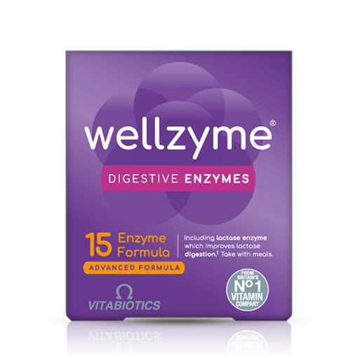 Vitabiotics Wellzyme Advanced 15 Digestive Enzymes Capsules (x 60) - Pack of 1