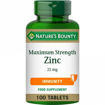 Nature’s Bounty Maximum Strength Zinc 25mg Tablets (x 100 ) - Pack of 1