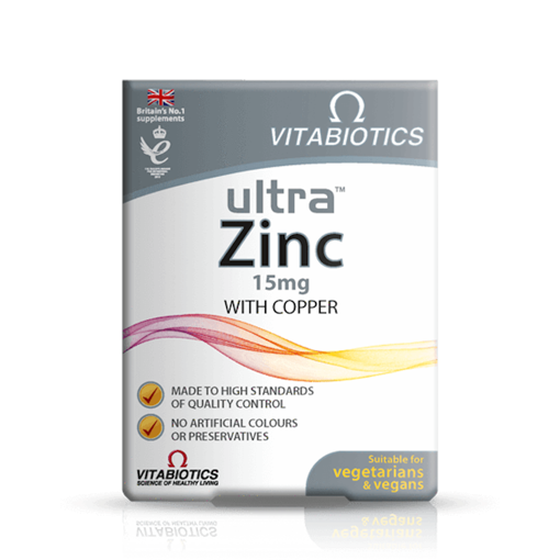 Vitabiotics Ultra Zinc 15mg Tablets (x 60) - Pack of 1