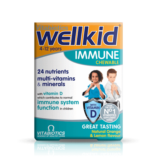 Vitabiotics Wellkid Immune Chewable Tablets ( x 30) - Pack of 1