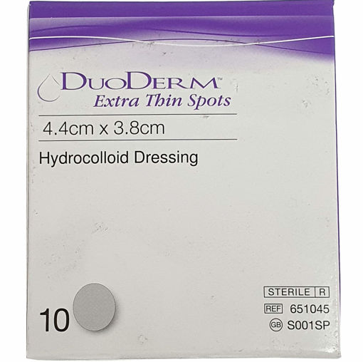Duoderm Extra Thin Spots Dressing (4.4cm x 3.8cm) - Pack of 10