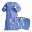 Blue Medium Disposable Isolation Gown - Pack of 10