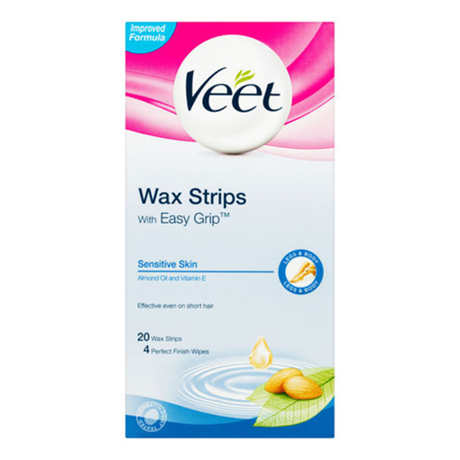 Veet Sensitive Skin Wax Strips - Pack of 20