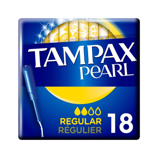 Tampax Pearl Regular Tampons - Pack of 18