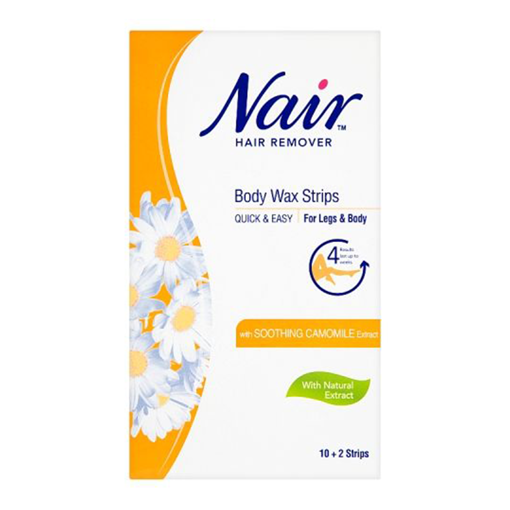 Nair Body Wax Strips - Pack of 12