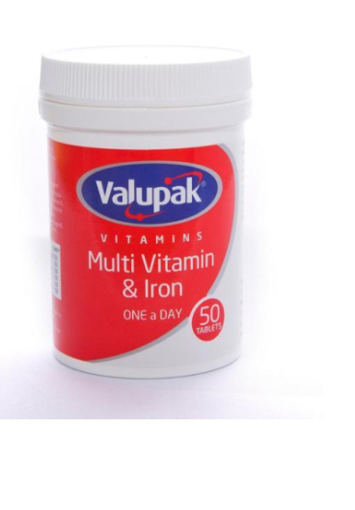 Picture of Valupak Multi Vitamin & Iron OAD
