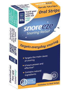 Show details for SNOREEZE SNOORING RELIEF ORAL STRIPS _ 14 STRIPS Picture of SNOREEZE SNOORING RELIEF ORAL STRIPS _ 14 STRIPS